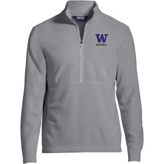 Lands' End Men's UW Bothell Thermacheck Fleece Quarter Zip