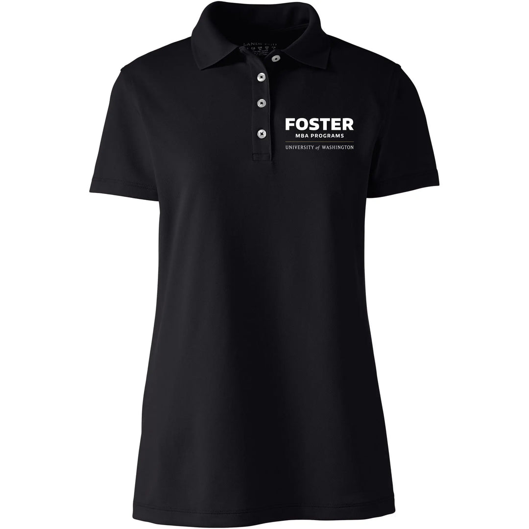 Lands' End Women's UW Foster MBA Programs Flex Pique Polo