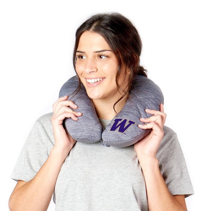 Northwest Gray W Cooling Jersey Neck Pillow
