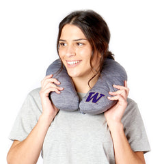 Woman Wearing Cooling Jersey Neck Pillow  Hover