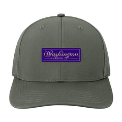 Photo of Legacy Dark Gray Washington Huskies Match Point Back Nine Adjustable Performance Hat.