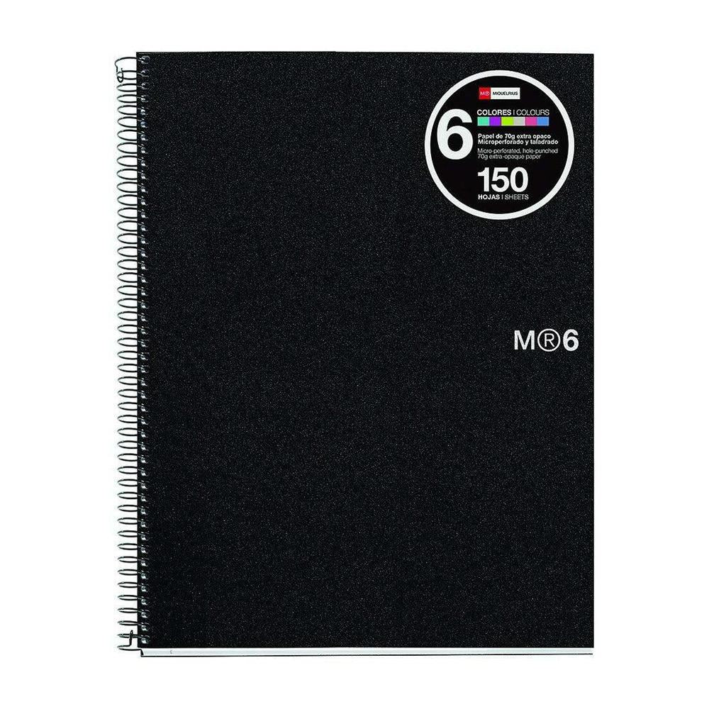Miquelrius Basic NB6 A4 Grid Poly Spiral Bound Notebook 300ct