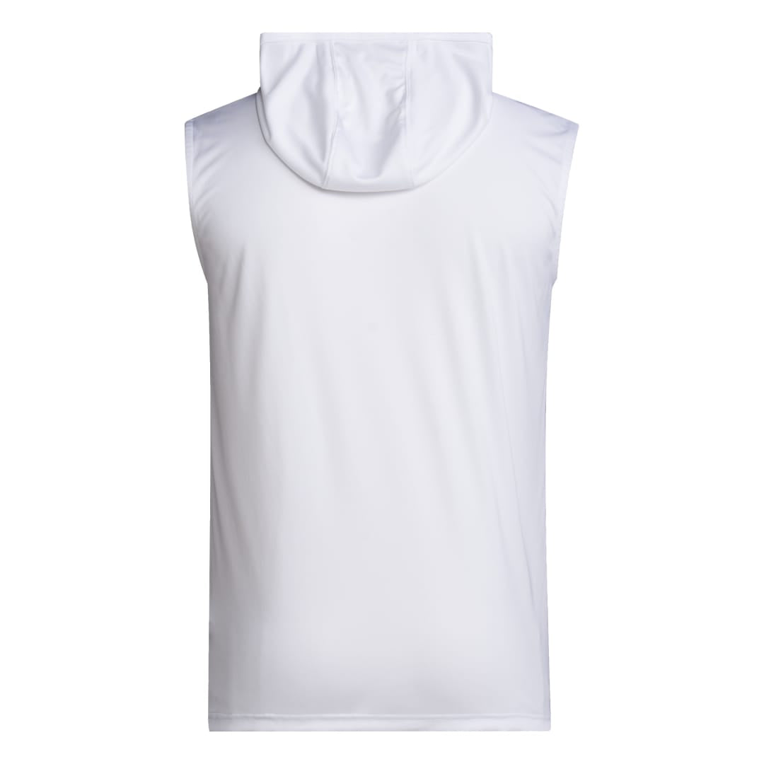 adidas Men's W Logo D4T Sleeveless Training Hoodie