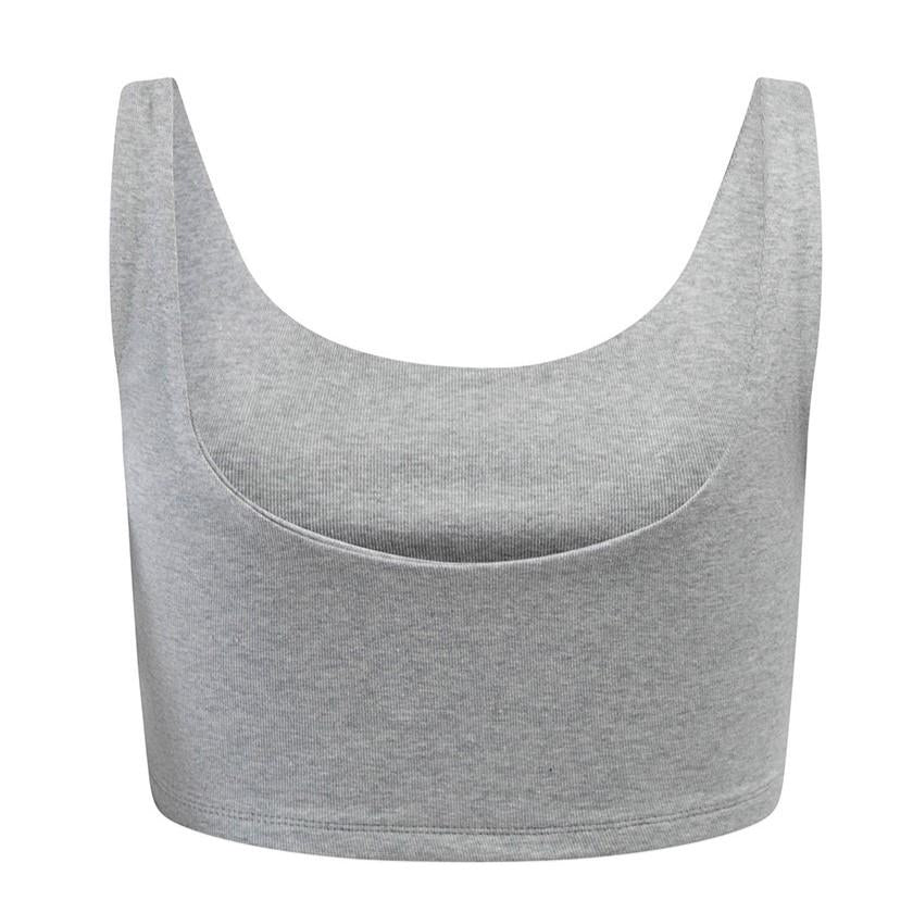 Hype and Vice Women's Washington Scoop Neck Crop Top