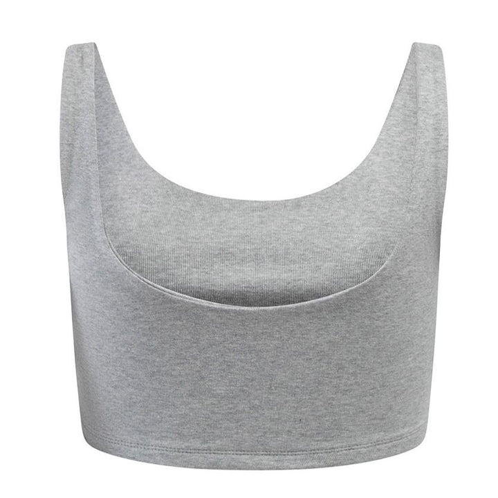 Hype and Vice Women's Washington Scoop Neck Crop Top