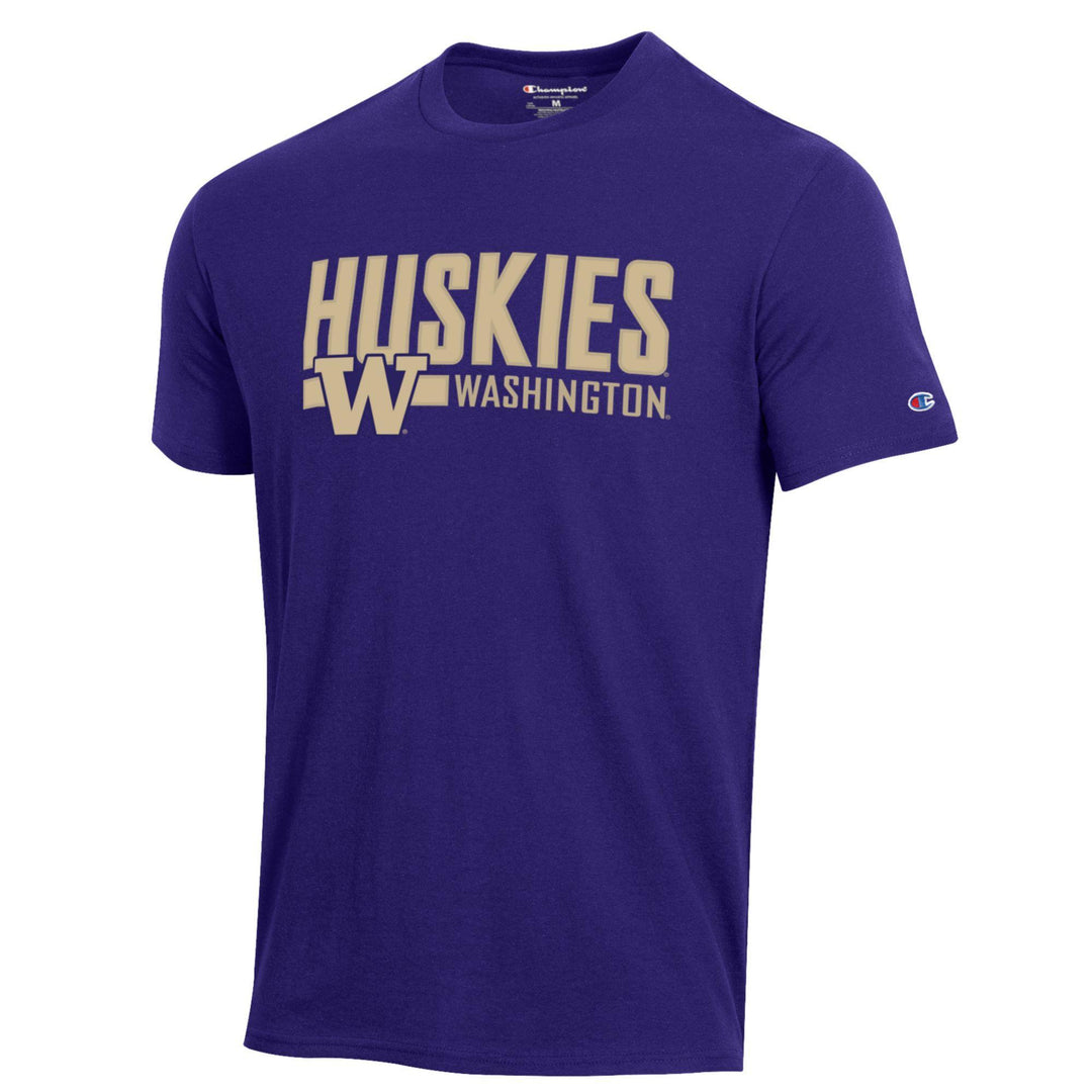 Champion Men's FW24 UW Huskies HD Print Tee