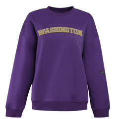 Hype and Vice Women's Washington Embroidered Offside Crewneck