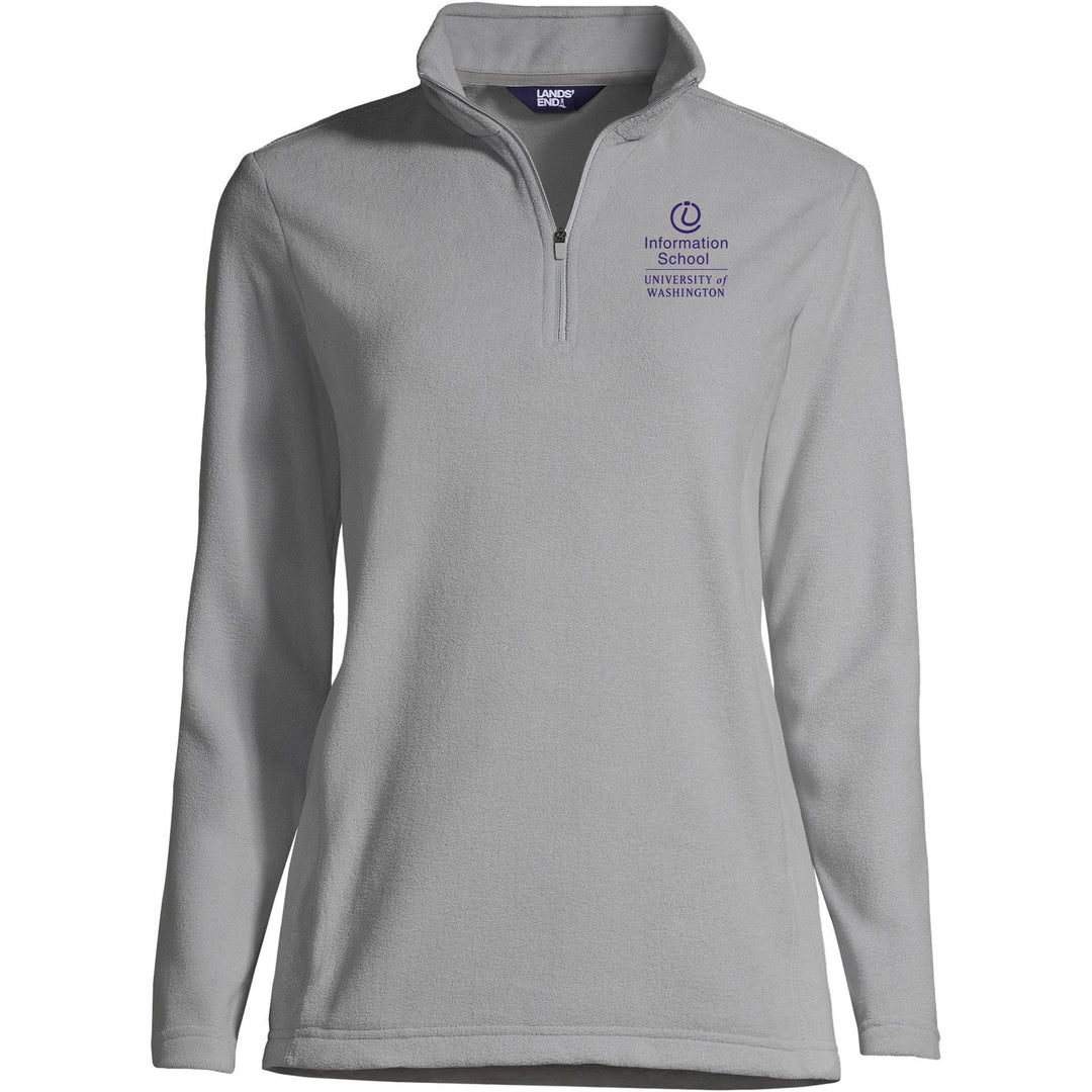 Lands' End Women's UW Information School Thermacheck Fleece Quarter Zip