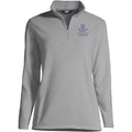 Lands' End Women's UW Information School Thermacheck Fleece Quarter Zip Gray thumbnail