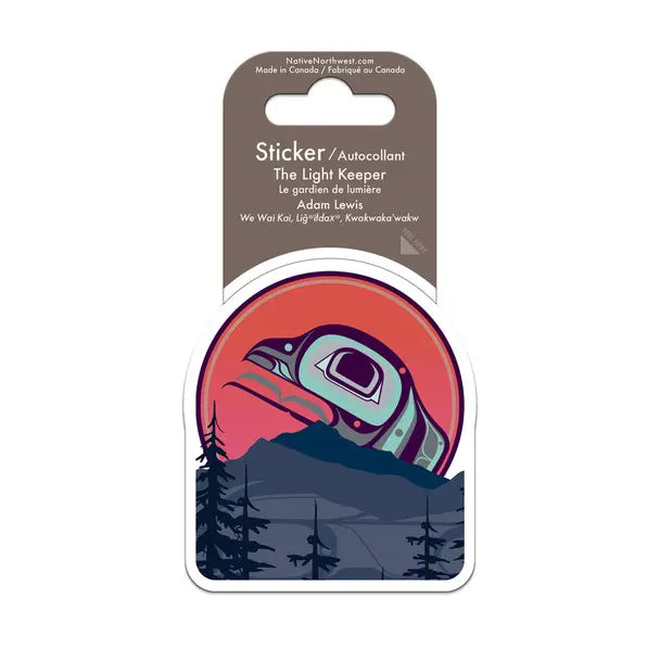 Native Northwest The Light Keeper Vinyl Sticker