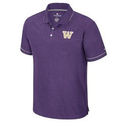 Photo of Colosseum Men's Washington Huskies SS26 Cloud Jersey Polo.