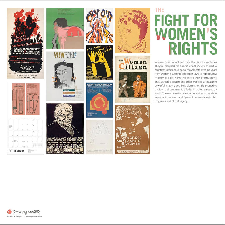 The Fight for Women's Rights 2026 Wall Calendar