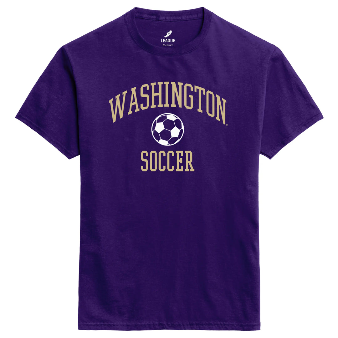 League Unisex Washington Huskies Soccer EZ Tee