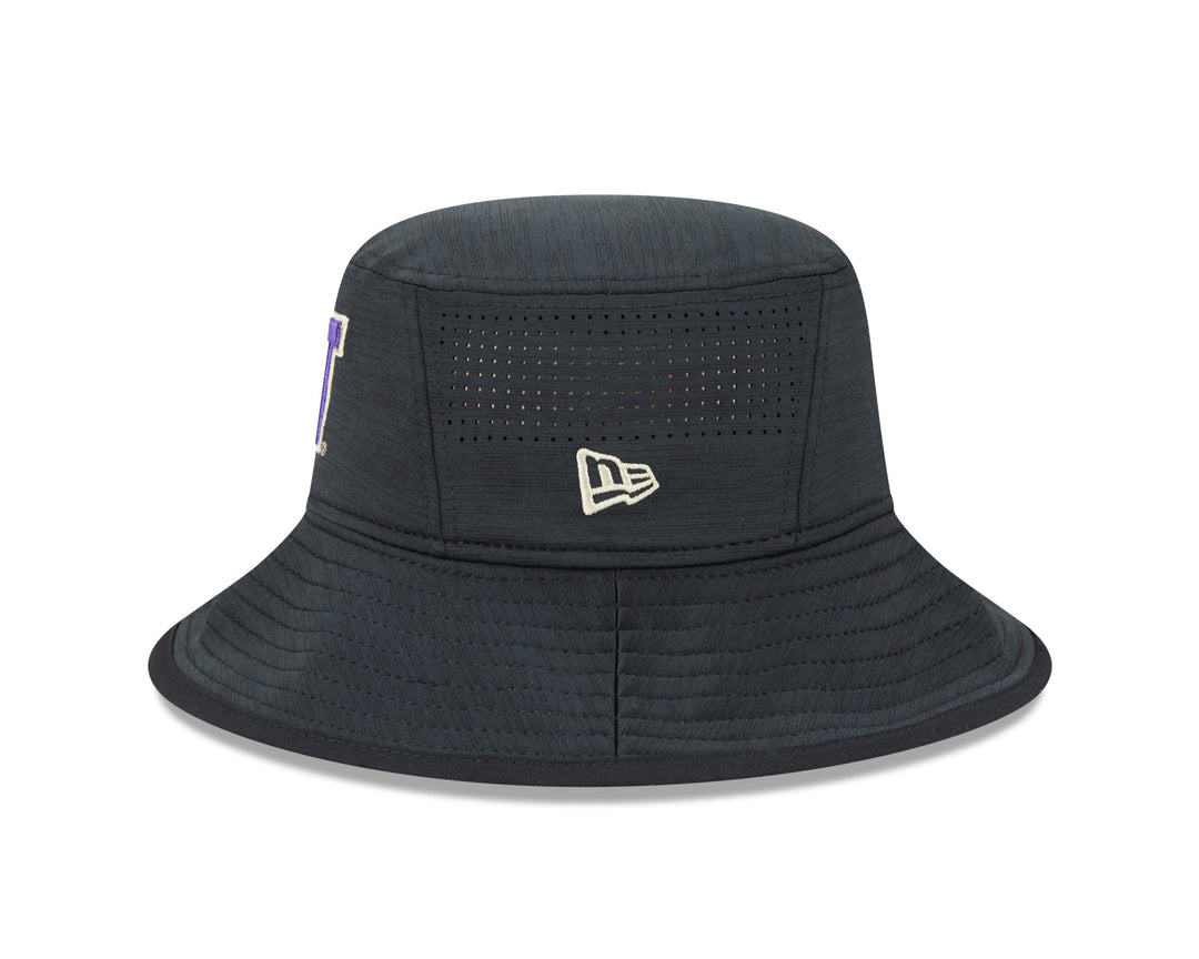 New Era Black Heather W Digi Tech Bucket Hat OSFM
