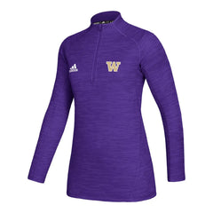Photo of adidas Women's Washington Huskies Game Mode Performance Quarter Zip.