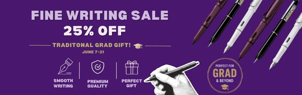 Fine Writing Sale - 25% OFF