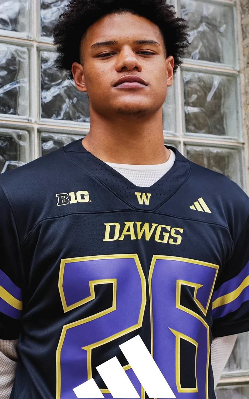 Man Wearing Adidas Jersey