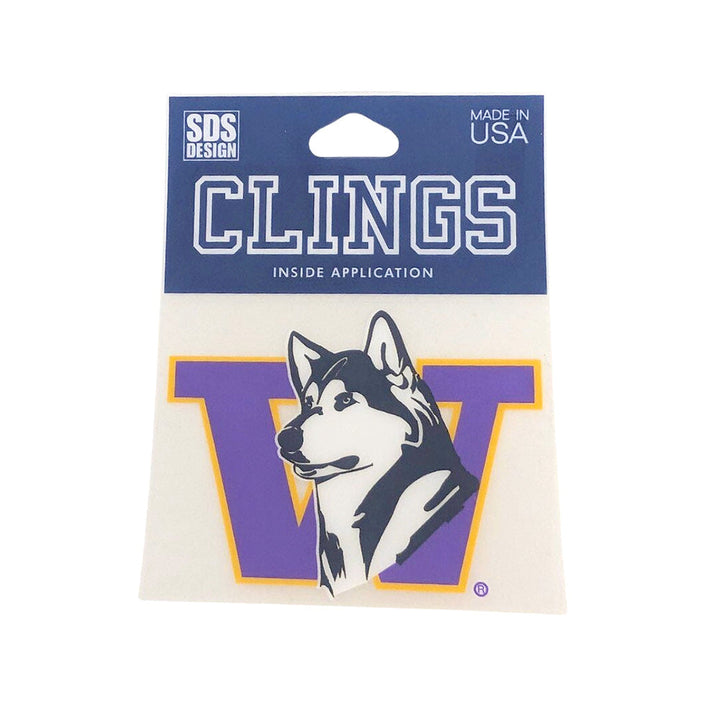 SDS Retro Dog W Cling Inside Decal 3"